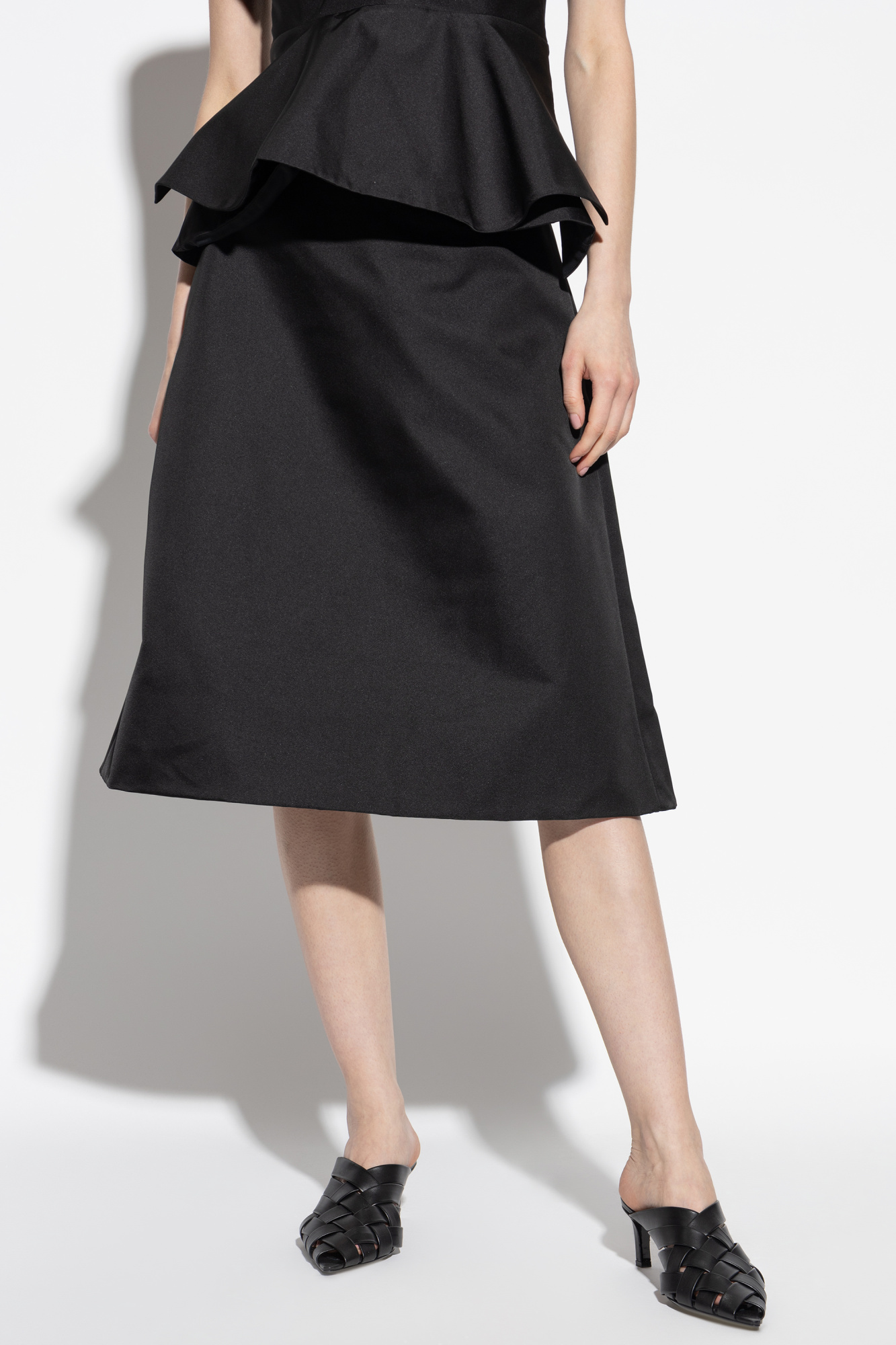 Black Asymmetrical skirt Alexander McQueen - Vitkac Australia